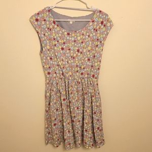 Gap colorful pocadot dress with pockets